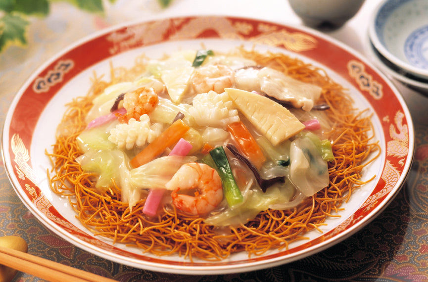 甚ちゃんオススメ長崎の中華麺!あごだし皿うどん1人前×6個入り