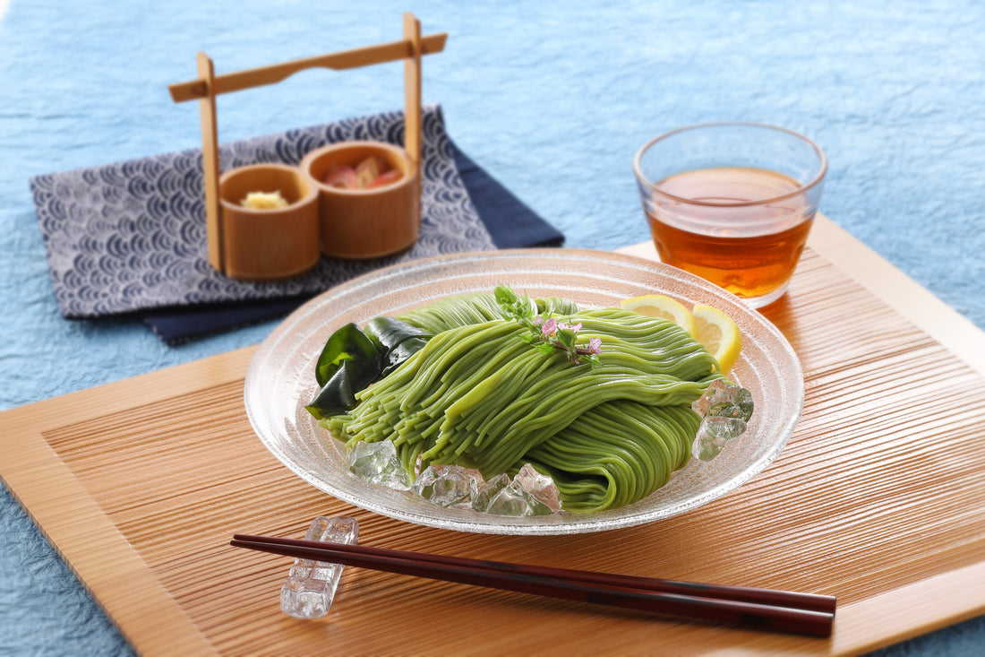 小林甚製麺！本日は磯の香る「わかめ素麺」の製造！