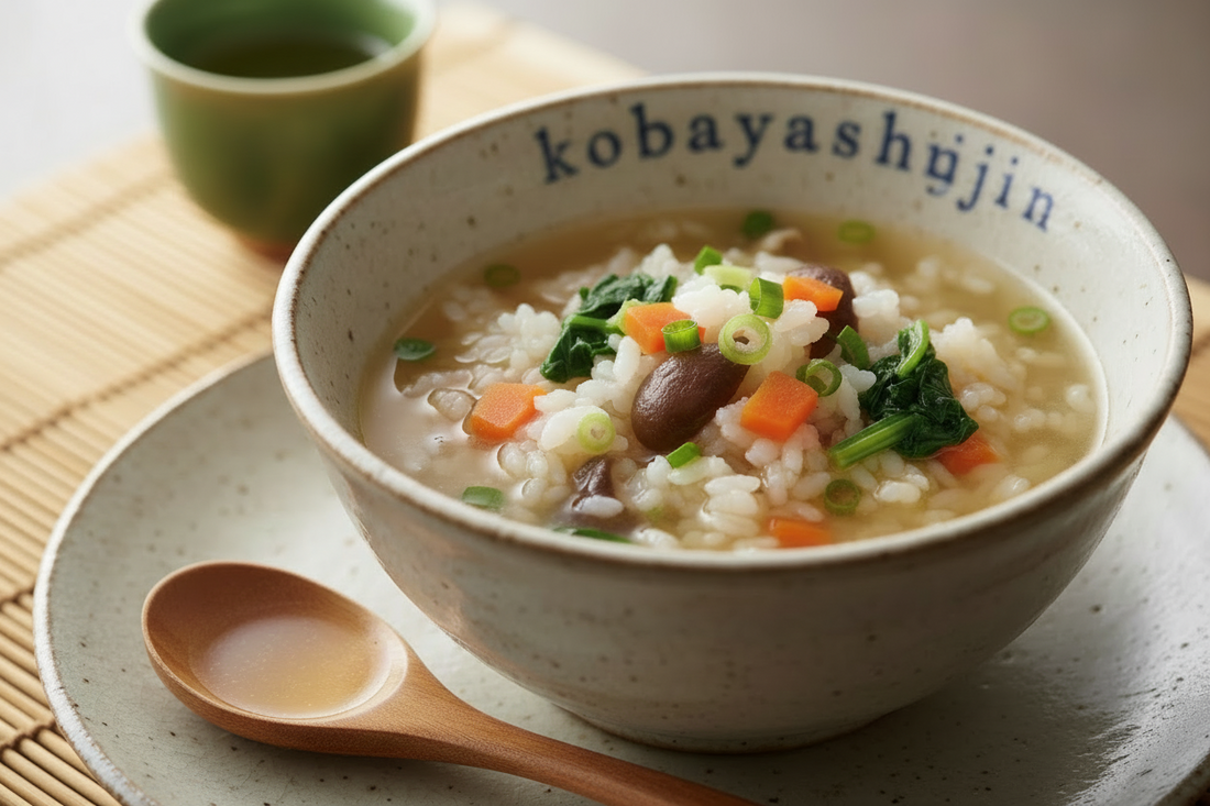 小林甚製麺のあごだしスープで絶品雑炊！簡単＆贅沢な朝食・お夜食レシピ