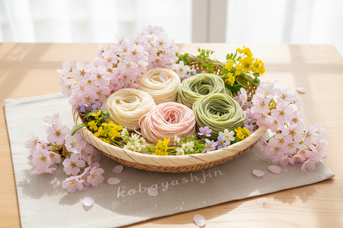 大好評販売中！島原手延べ素麺春のごあいさつセット