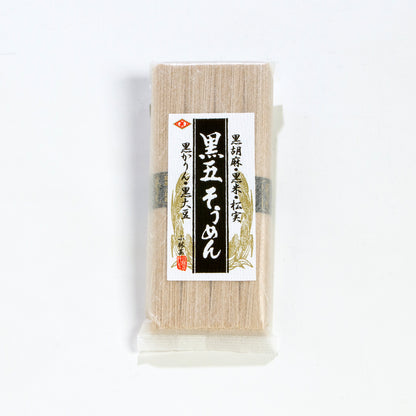 島原手延べ素麺　黒五手延べ素麺４束（50ｇ×4束）