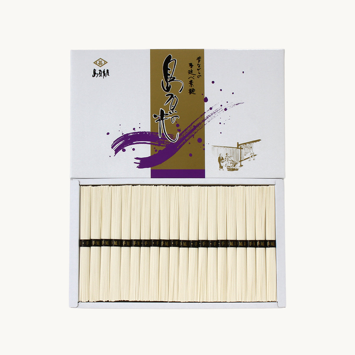 ◆化粧箱入◆島原手延べそうめん　島原の光NO.30（50g×40束）